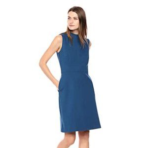 Womens Sleeveless Mock Neck Dress